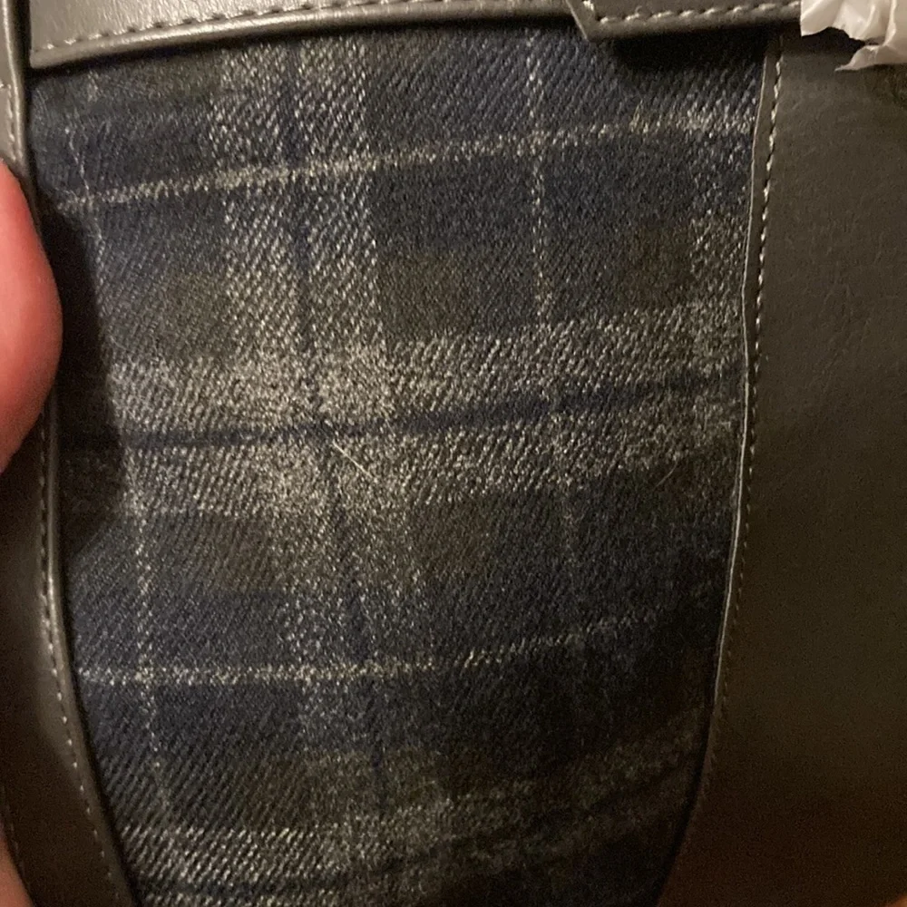 NWOT Zenith Patterned Grey Black High Riding Boot Womens Size 6